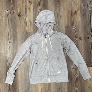 Women’s Vuori Gray Halo Performance zip up jacket